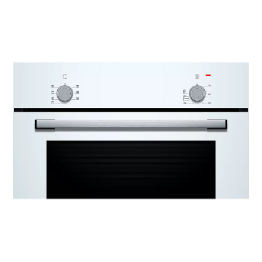 Bosch Oven , HBF010BV1S , 66 L , Electric , Manual , Control knob , Height 59.5 cm , Width 59.4 cm , White