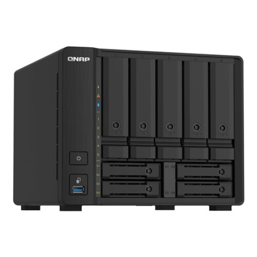 QNAP , 9-Bay QTS NAS , TS-932PX-4G , Up to 9 HDD/SSD Hot-Swap , AnnapurnaLabs Alpine , AL324 ARM Cortex-A57 Quad-Core , Processor frequency 1.7 GHz , 4 GB , DDR4