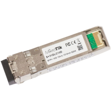 MikroTik , S+31DLC10D , SFP+ , Single-Mode Fiber , Dual LC , 10/100/1000/10000 Mbit/s , Wavelength 1310 nm , Maximum transfer distance 10000 m , -40 to +70C MikroTik , S+31DLC10D , SFP+ , Single-Mode Fiber , Dual LC , 10/100/1000/10000 Mbit/s , Wavelength 1310 nm , Maximum transfer distance 10000 m , -40 to +70C