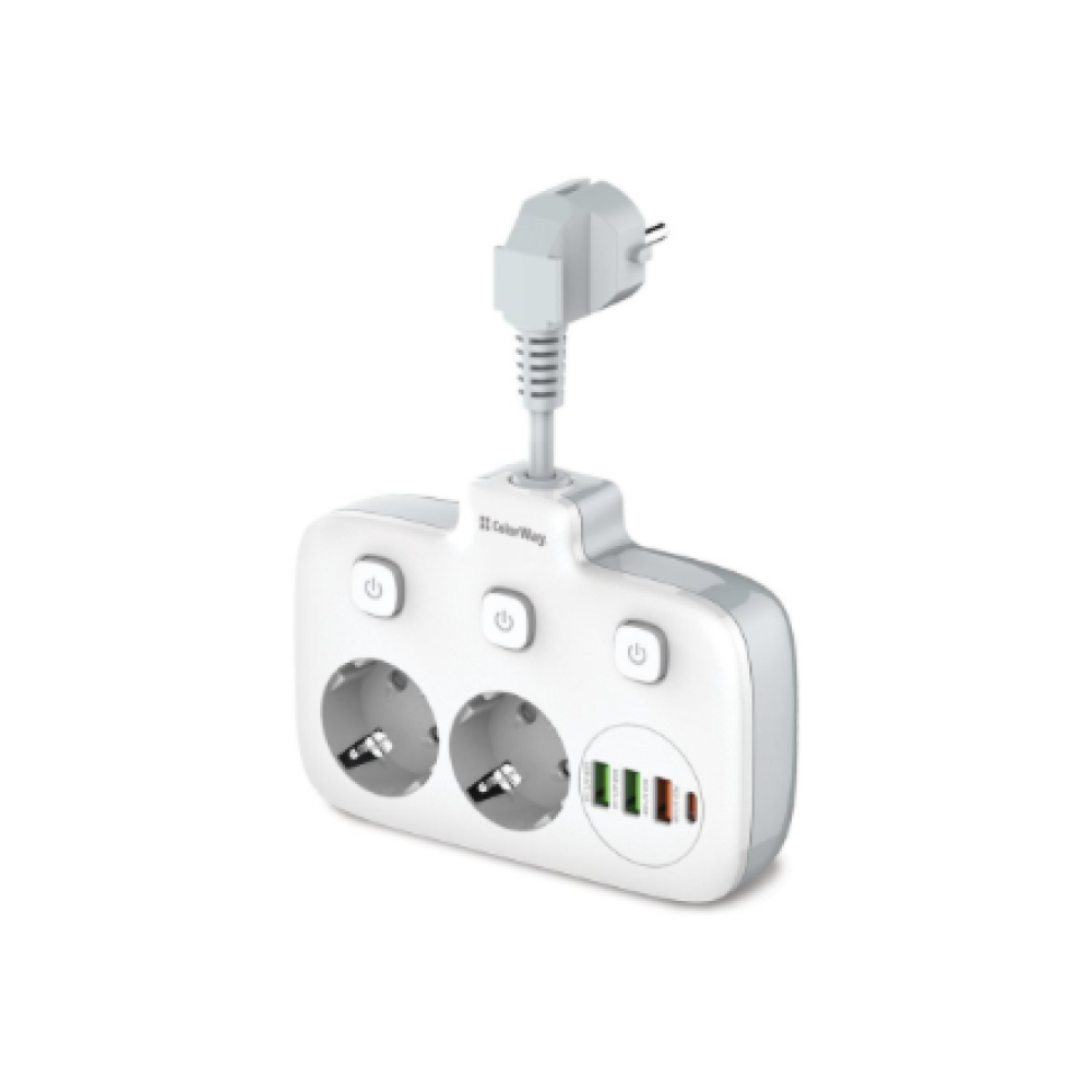 ColorWay Power Socket , CW-CHE24PDW