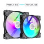 Gamemax Case Fan , FN14A-S5 , Black
