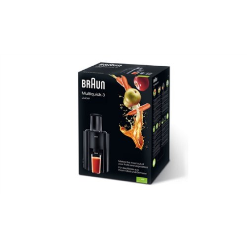 Braun , J 300 BK , Type Automatic juicer , Black , 800 W , Extra large fruit input , Number of speeds 2