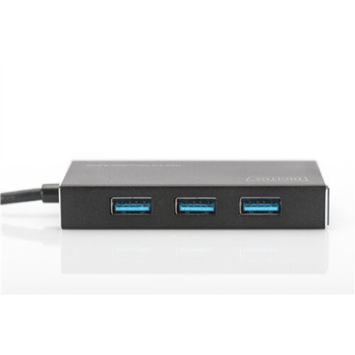Digitus , USB 3.0 Hub, 4-port Incl. 5V/2A power supply , DA-70240-1 , USB 3.0 Hub