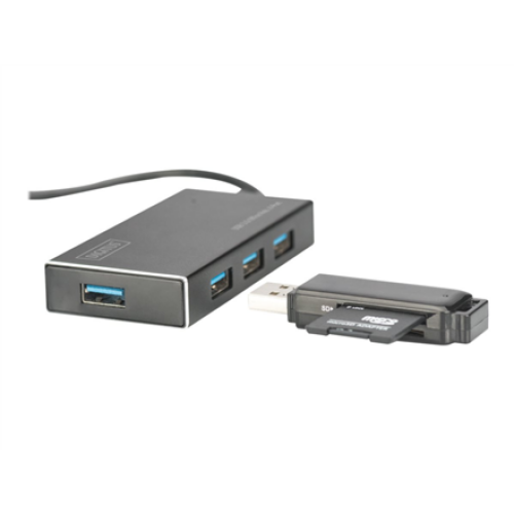 Digitus , USB 3.0 Hub, 4-port Incl. 5V/2A power supply , DA-70240-1 , USB 3.0 Hub
