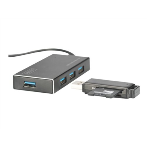 Digitus , USB 3.0 Hub, 4-port Incl. 5V/2A power supply , DA-70240-1 , USB 3.0 Hub