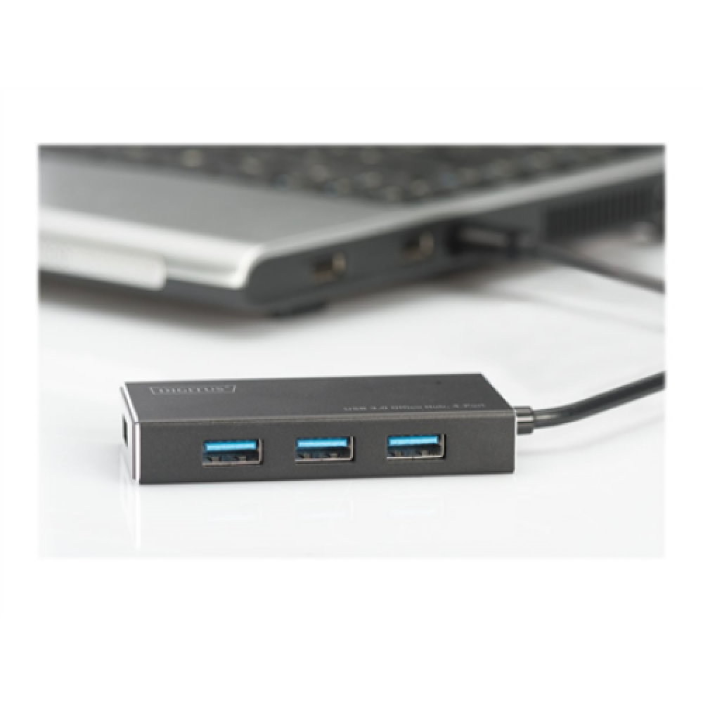 Digitus , USB 3.0 Hub, 4-port Incl. 5V/2A power supply , DA-70240-1 , USB 3.0 Hub