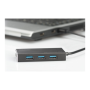 Digitus , USB 3.0 Hub, 4-port Incl. 5V/2A power supply , DA-70240-1 , USB 3.0 Hub