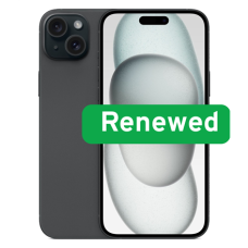 Apple REFURBISHED , iPhone 15 Plus , Black , 128GB , Grade A , Apple