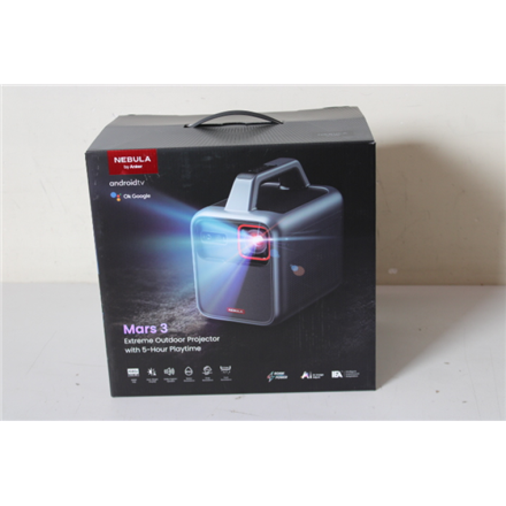 SALE OUT. Anker Nebula Projector Mars 3 B2C - UK Iteration 1, Black , Anker Nebula Mars 3 , Full HD (1920x1080) , 1000 ANSI lumens , Black , DEMO , Wi-Fi