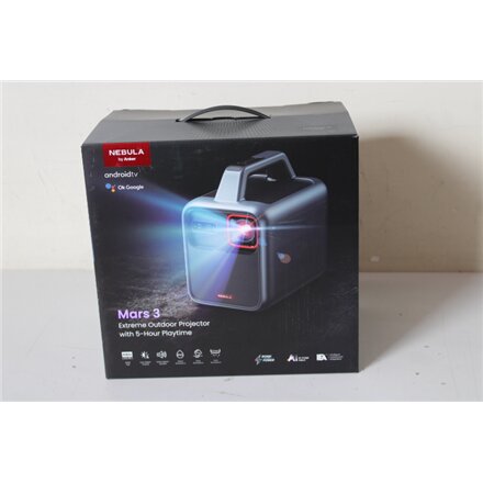 SALE OUT. Anker Nebula Projector Mars 3 B2C - UK Iteration 1, Black , Anker Nebula Mars 3 , Full HD (1920x1080) , 1000 ANSI lumens , Black , DEMO , Wi-Fi
