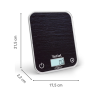 TEFAL Kitchen Scale , BC50D2V0 Optiss , Maximum weight (capacity) 5 kg , Display type LCD , Black