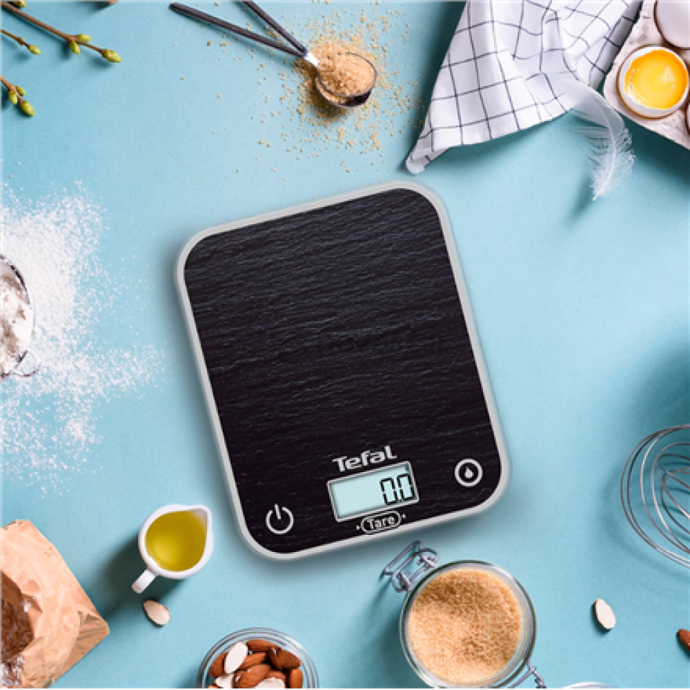 TEFAL Kitchen Scale , BC50D2V0 Optiss , Maximum weight (capacity) 5 kg , Display type LCD , Black
