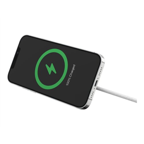 BELKIN BOOST CHARGE Magnetic Portable Wireless Charger Pad, 15W, White Belkin BOOST CHARGE Magnetic Portable Wireless Charger Pad, 15W, White