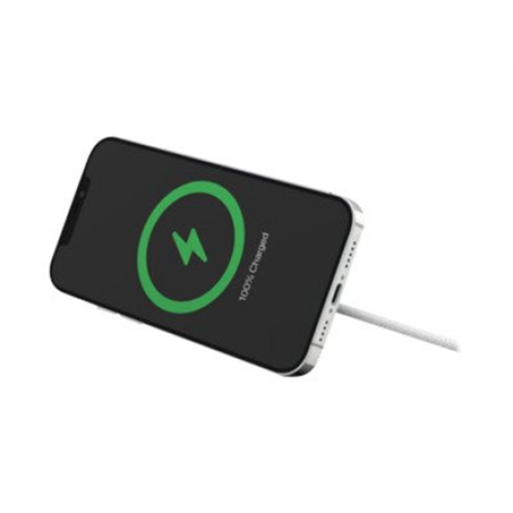 BELKIN BOOST CHARGE Magnetic Portable Wireless Charger Pad, 15W, White Belkin BOOST CHARGE Magnetic Portable Wireless Charger Pad, 15W, White