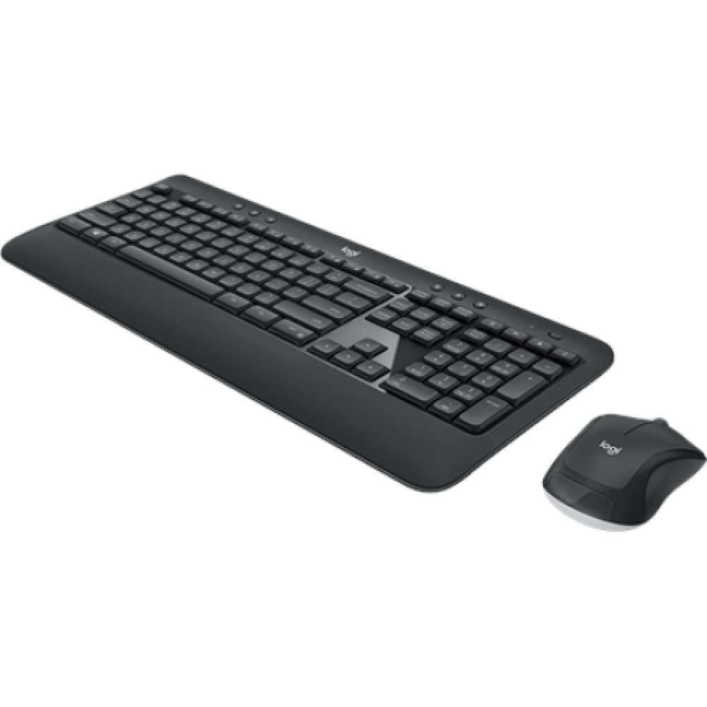Logitech , MK540 Advanced , Keyboard and Mouse Set , Wireless , Mouse included , Batteries included , US , Black , USB , Wireless connection