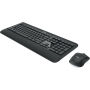Logitech , MK540 Advanced , Keyboard and Mouse Set , Wireless , Mouse included , Batteries included , US , Black , USB , Wireless connection