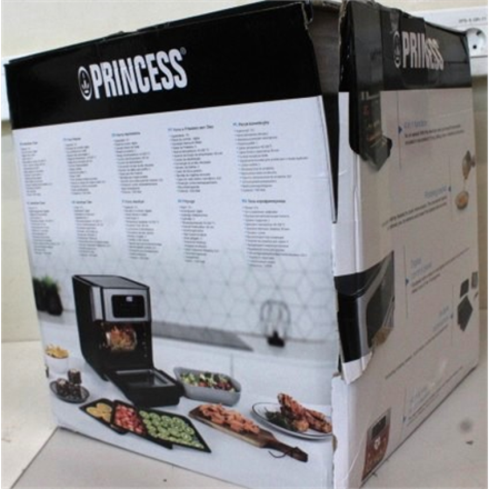 SALE OUT. Princess 01.182065.01.001 Aerofryer Oven, Black/Stainless Steel , Princess Aerofryer Oven , 182065 , Power 1500 W , Capacity 10 L , Black/Stainless Steel , DAMAGED PACKAGING , Princess , Aerofryer Oven , 182065 , Power 1500 W , Capacity 10 L , B