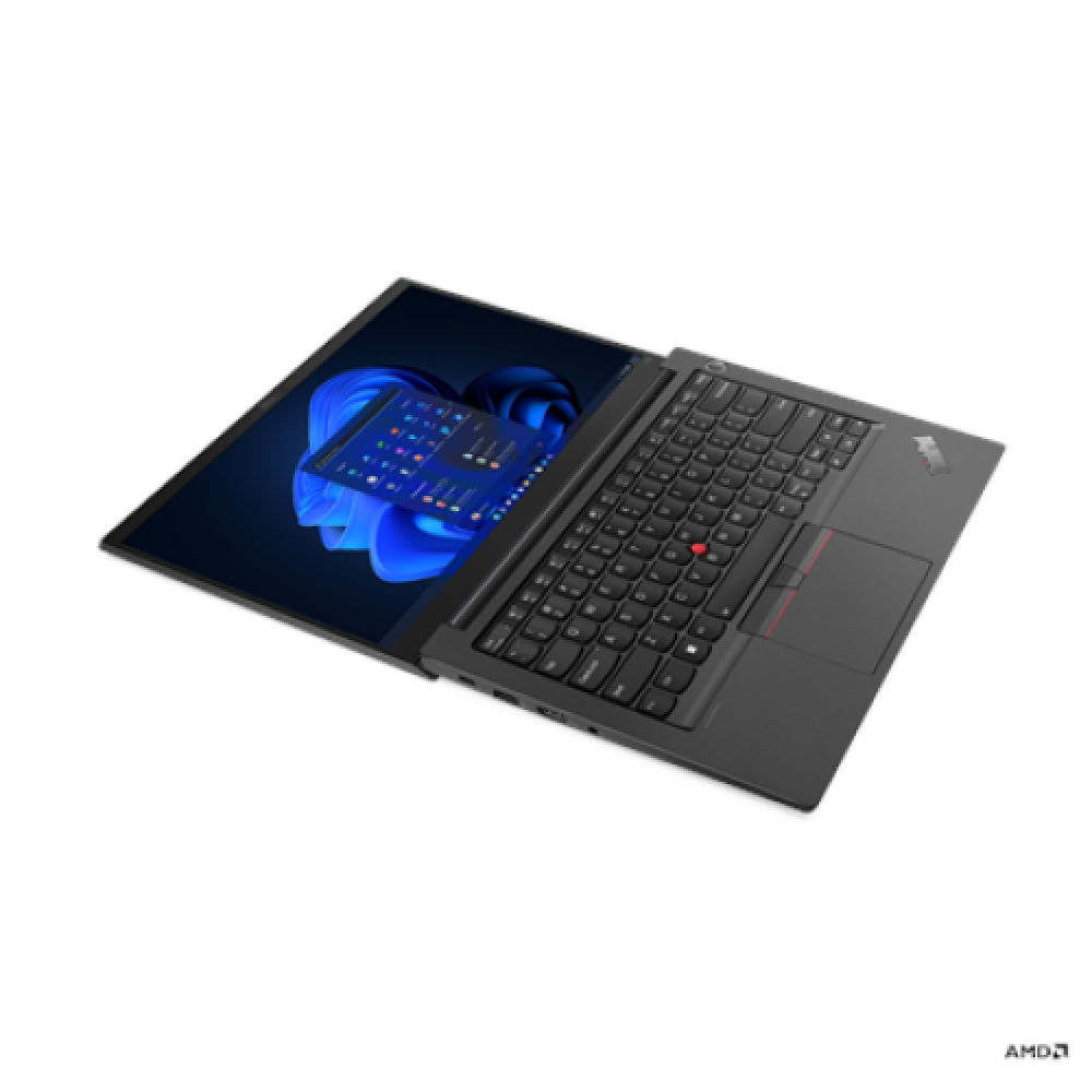 Lenovo ThinkPad E14 (Gen 4) Black, 14 , IPS, FHD, 1920 x 1080, Anti-glare, AMD Ryzen 7, 5825U, 16 GB, Soldered DDR4-3200, SSD 512 GB, AMD Radeon Graphics, No Optical drive, Windows 11 Pro, 802.11ax, Bluetooth version 5.1, No WWAN, Keyboard language Englis