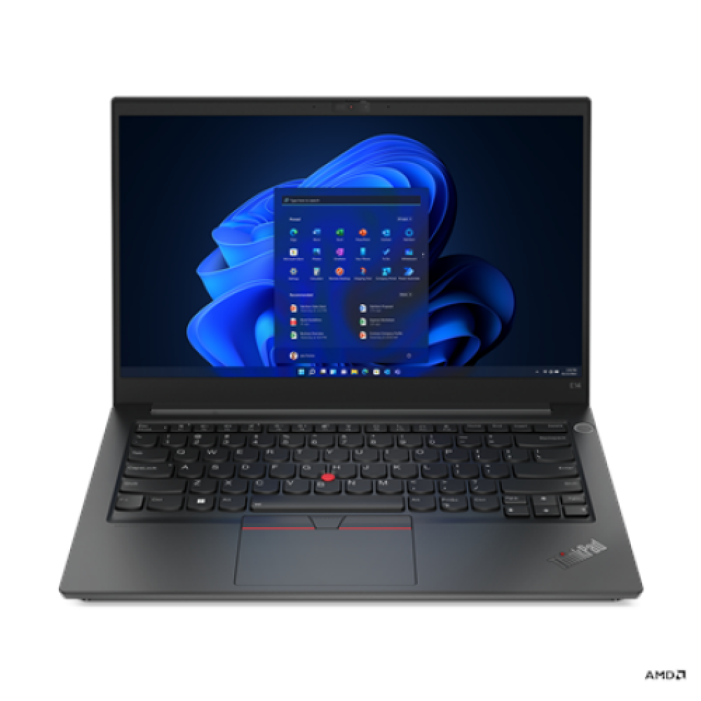 Lenovo ThinkPad E14 (Gen 4) Black, 14 , IPS, FHD, 1920 x 1080, Anti-glare, AMD Ryzen 7, 5825U, 16 GB, Soldered DDR4-3200, SSD 512 GB, AMD Radeon Graphics, No Optical drive, Windows 11 Pro, 802.11ax, Bluetooth version 5.1, No WWAN, Keyboard language Englis