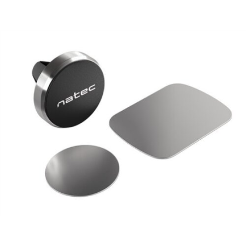 Natec Magnetic Air Vent Car Holder For Smartphone FIERA Black/Silver, Adjustable, 360 °
