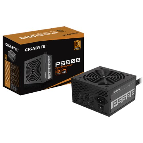 Gigabyte , GP-P550B , 550 W , 80 PLUS Bronze certified