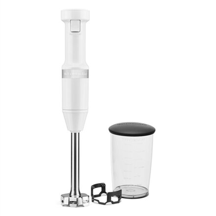 KitchenAid 5KHBV53EOB , Hand Blender , 180 W , Jar material BPA-free , Jar capacity 0.7 L , White
