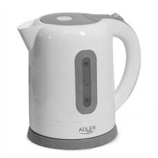 Adler , Kettle , AD 1234 , Standard , 2200 W , 1.7 L , Plastic , 360° rotational base , White