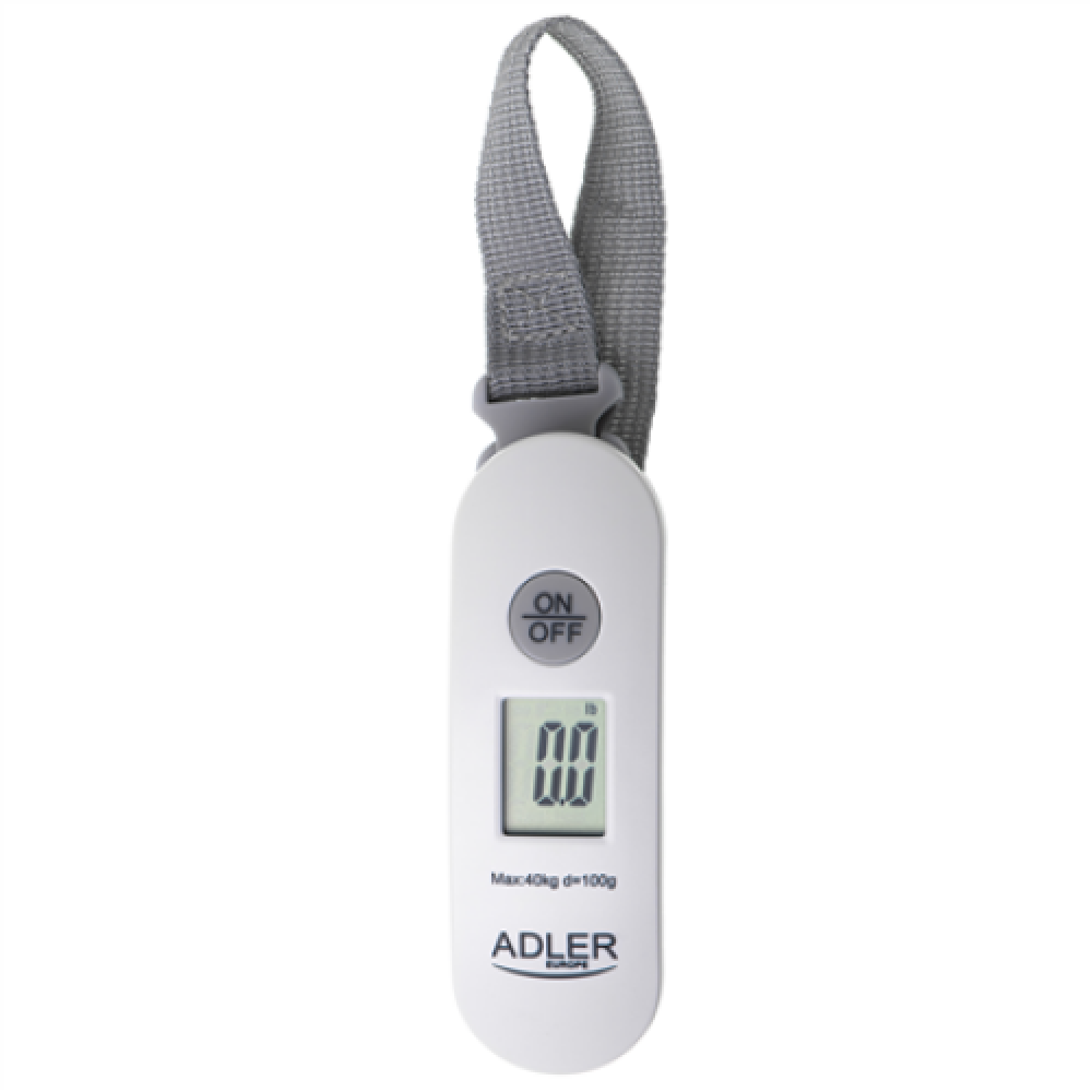 Adler , Travel Luggage Scale , AD 8189 , Maximum weight (capacity) 40 kg , Accuracy 100 g , White