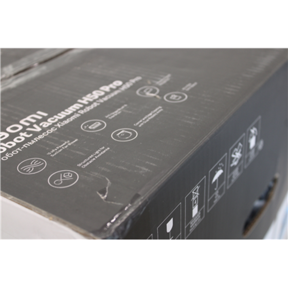 SALE OUT. Xiaomi Robot Vacuum H50 Pro EU , Xiaomi Robot Vacuum H50 Pro EU , Wet&Dry , 5200 mAh , 15000 Pa , White , DAMAGED PACKAGING, DIRTY, WET, SCRATCHED , 24 month(s)
