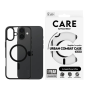 CARE by PanzerGlass Case Flagship Urban Combat , Back protection , Apple , iPhone 16 Plus , Recycled plastic , Transparent/Black , MagSafe