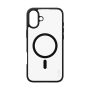 CARE by PanzerGlass Case Flagship Urban Combat , Back protection , Apple , iPhone 16 Plus , Recycled plastic , Transparent/Black , MagSafe