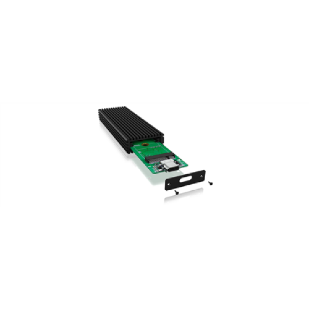 Raidsonic , ICY BOX IB-1816M-C31 External Type-C enclosure for M.2 NVMe SSD , Black
