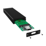 Raidsonic , ICY BOX IB-1816M-C31 External Type-C enclosure for M.2 NVMe SSD , Black