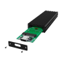 Raidsonic , ICY BOX IB-1816M-C31 External Type-C enclosure for M.2 NVMe SSD , Black