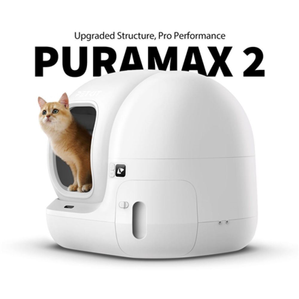 PETKIT , Automatic Cat Litter Box , Pura MAX 2 , 480 x 480 x 520 cm , White