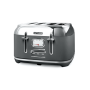 Muse Bread Toaster , MS-131DG , Power 1800 W , Number of slots 4 , Housing material Stainless Steel