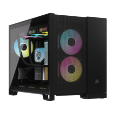 Corsair Dual Chamber PC Case , 2500D AIRFLOW , Black , Mid Tower , Power supply included No , Micro-ATX