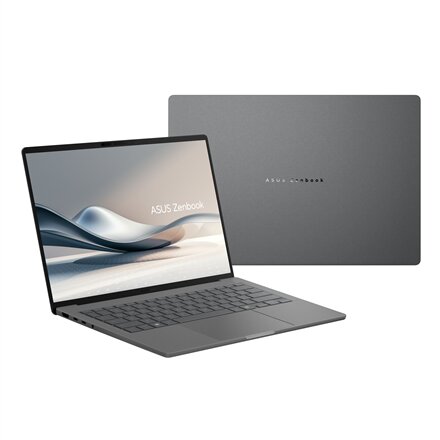 Asus , Zenbook A14 UX3407RA-QD010W , Iceland Gray , 14 , OLED , WUXGA , 1920 x 1200 pixels , 60 Hz , Glossy , Snapdragon X Elite , X1E 78 100 , 32 GB , LPDDR5X , Solid-state drive capacity 1000 GB , Qualcomm Adreno GPU , Windows 11 Home , 802.11be , Bluet