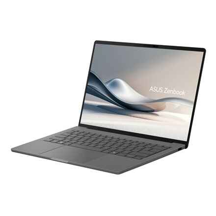 Asus , Zenbook A14 UX3407RA-QD010W , Iceland Gray , 14 , OLED , WUXGA , 1920 x 1200 pixels , 60 Hz , Glossy , Snapdragon X Elite , X1E 78 100 , 32 GB , LPDDR5X , Solid-state drive capacity 1000 GB , Qualcomm Adreno GPU , Windows 11 Home , 802.11be , Bluet
