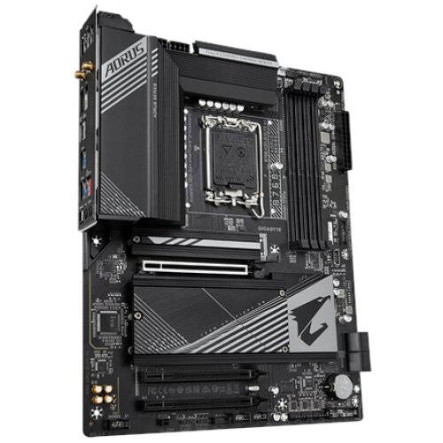 Gigabyte , B760 AORUS ELITE AX 1.0 M/B , Processor family Intel , Processor socket LGA1700 , DDR5 DIMM , Memory slots 4 , Supported hard disk drive interfaces SATA, M.2 , Number of SATA connectors 4 , Chipset Intel B760 Express , ATX