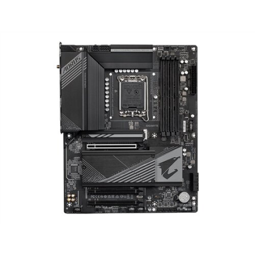 Gigabyte , B760 AORUS ELITE AX 1.0 M/B , Processor family Intel , Processor socket LGA1700 , DDR5 DIMM , Memory slots 4 , Supported hard disk drive interfaces SATA, M.2 , Number of SATA connectors 4 , Chipset Intel B760 Express , ATX