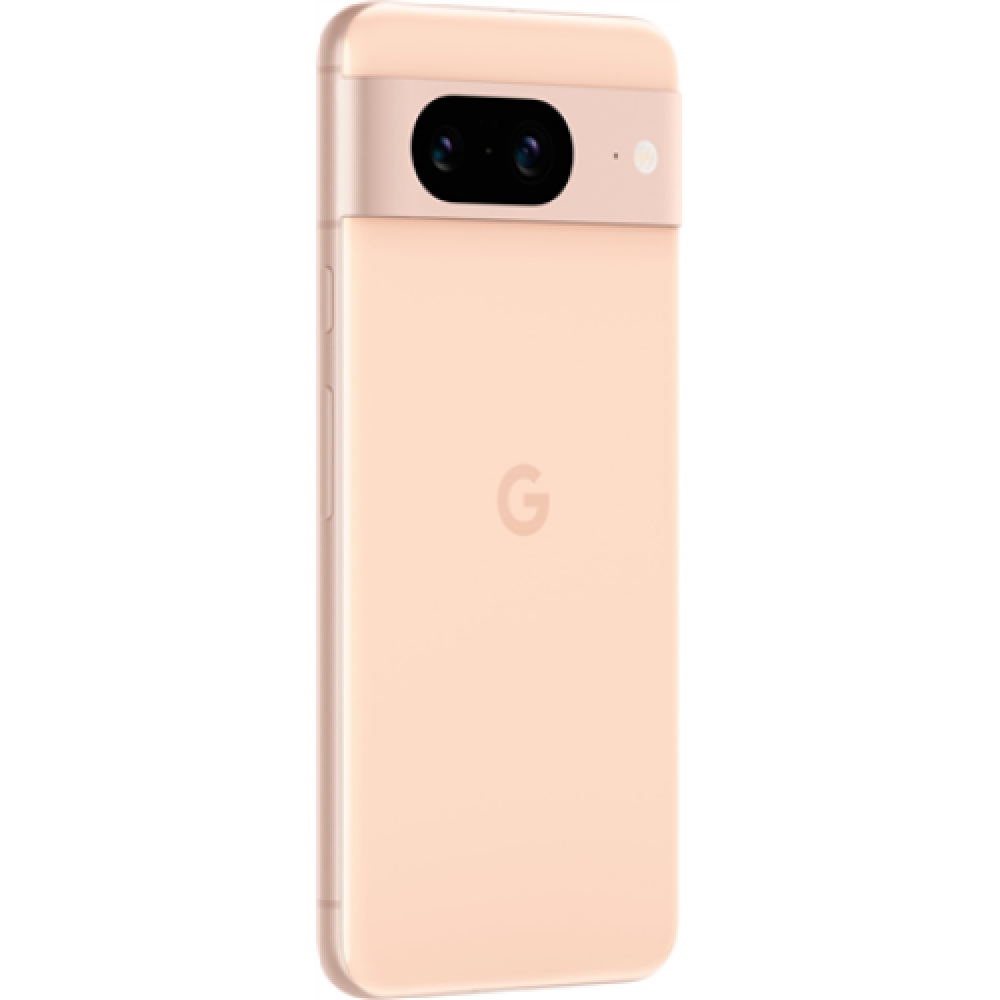 google , Pixel , 8 , Rose , 6.2 , OLED , 1080 x 2400 pixels , Google Tensor G3 (4 nm) , Internal RAM 8 GB , 128 GB , Single SIM , Nano-SIM , 4G , 5G , Main camera 50+12 MP , Secondary camera 10.5 MP , Android , 14