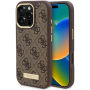 GUESS , GUHMP16LU4GPRW , Case , iPhone 16 Pro , Apple , Thermoplastic/Polyurethane , Brown