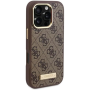 GUESS , GUHMP16LU4GPRW , Case , iPhone 16 Pro , Apple , Thermoplastic/Polyurethane , Brown