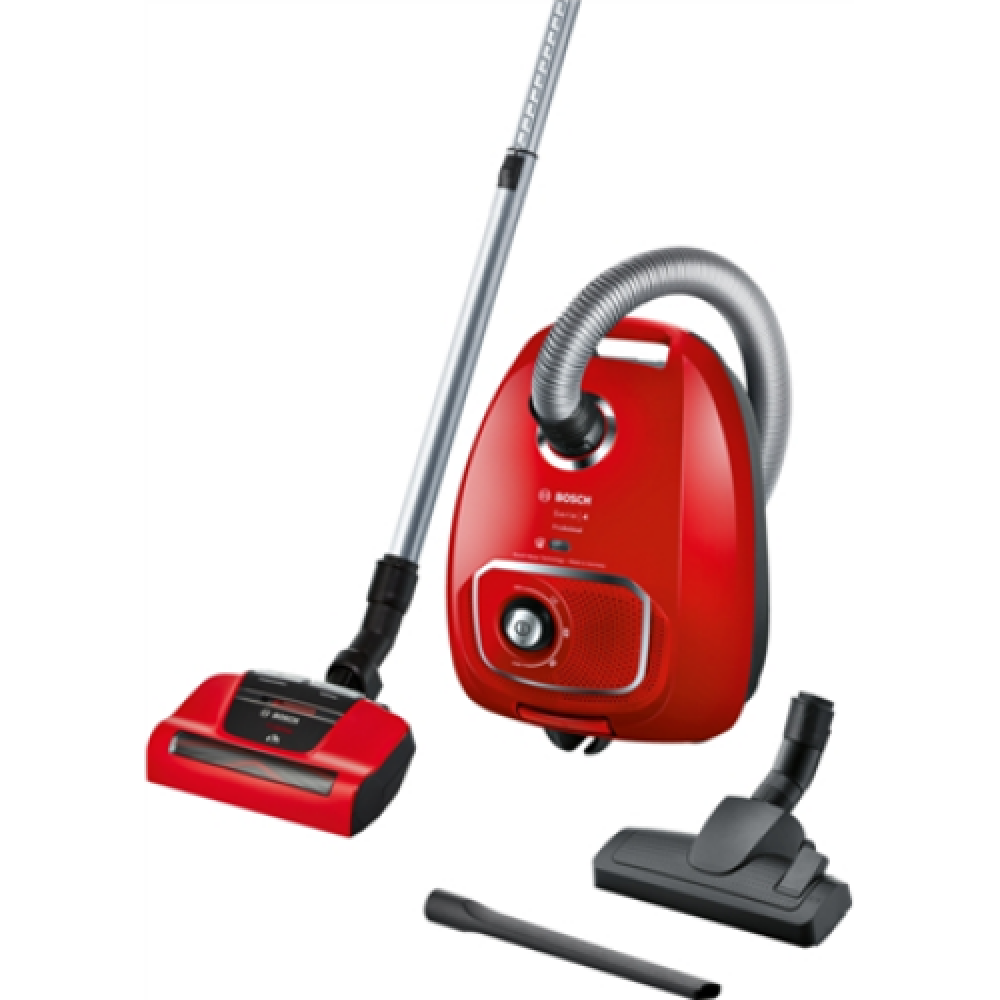 Bosch Vacuum Cleaner BGBS4PET1 ProAnimal Bagged Power 600 W Dust capacity 4 L Red