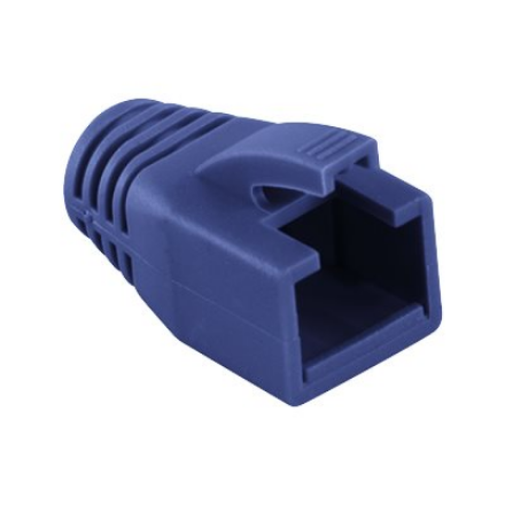 Logilink , RJ45 Plug Strain Relief Boot, 8.0mm (50 pcs.) , MP0035B , Blue
