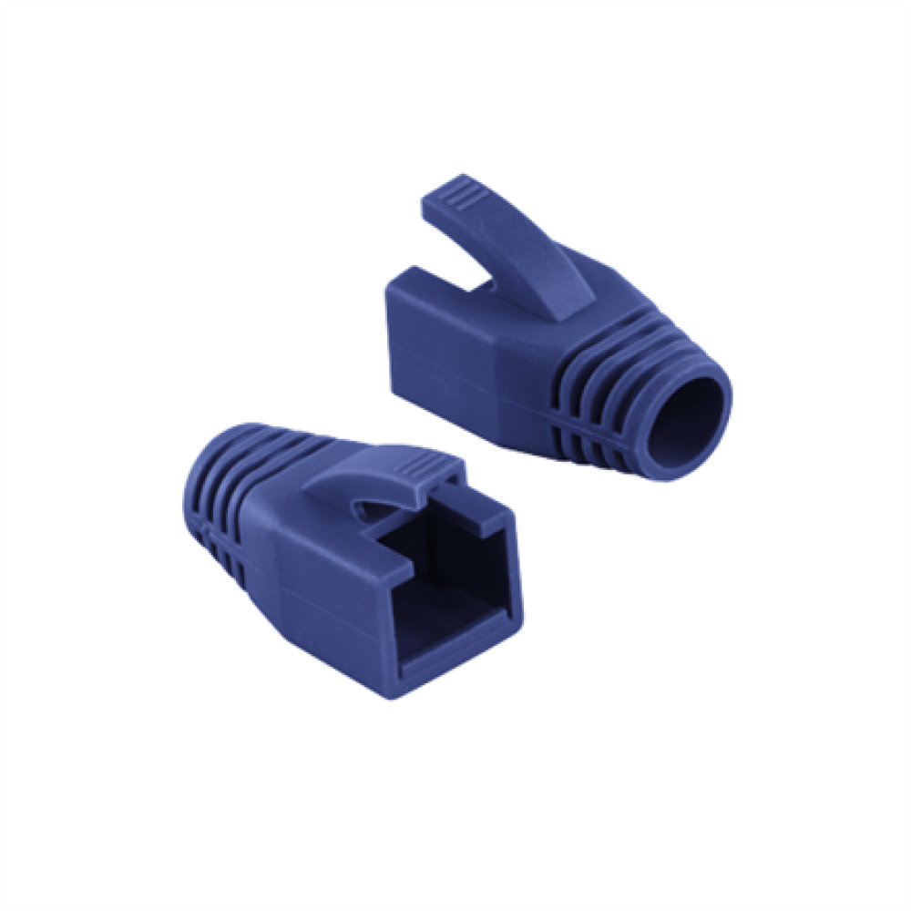 Logilink , RJ45 Plug Strain Relief Boot, 8.0mm (50 pcs.) , MP0035B , Blue