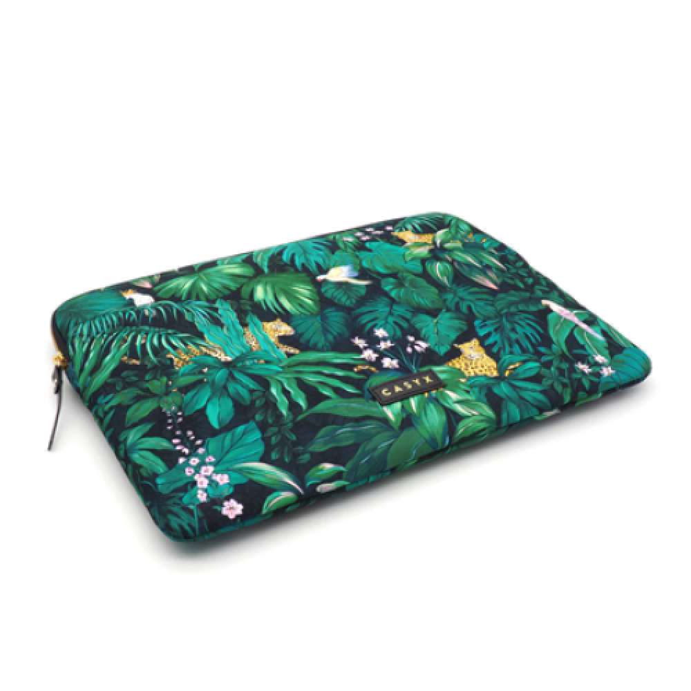 Casyx , SLVS-000020 , Casyx for MacBook , Fits up to size 13 ”/14 , Sleeve , Deep Jungle , Waterproof