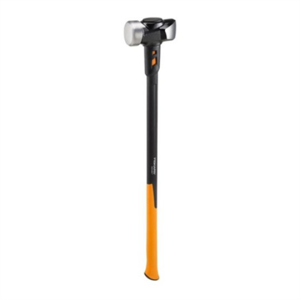 Fiskars IsoCore Sledge Hammer L 8 lb/36, length 914 mm, height 76 mm Ideal for demolition work like shattering concrete (demolition face) or driving stakes and wedges (driving face). Patented IsoCore™ Shock Control System absorbs strike shock and vibratio
