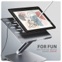 AXAGON Desk Mount , HMC-STND USB-C 5Gbps Stand and Hub 7in1 , Adjustable Height, Tilt , 10-16 , Aluminum